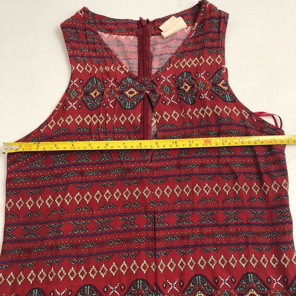 Coincidence and Chance rust multicolor short romp… - image 4